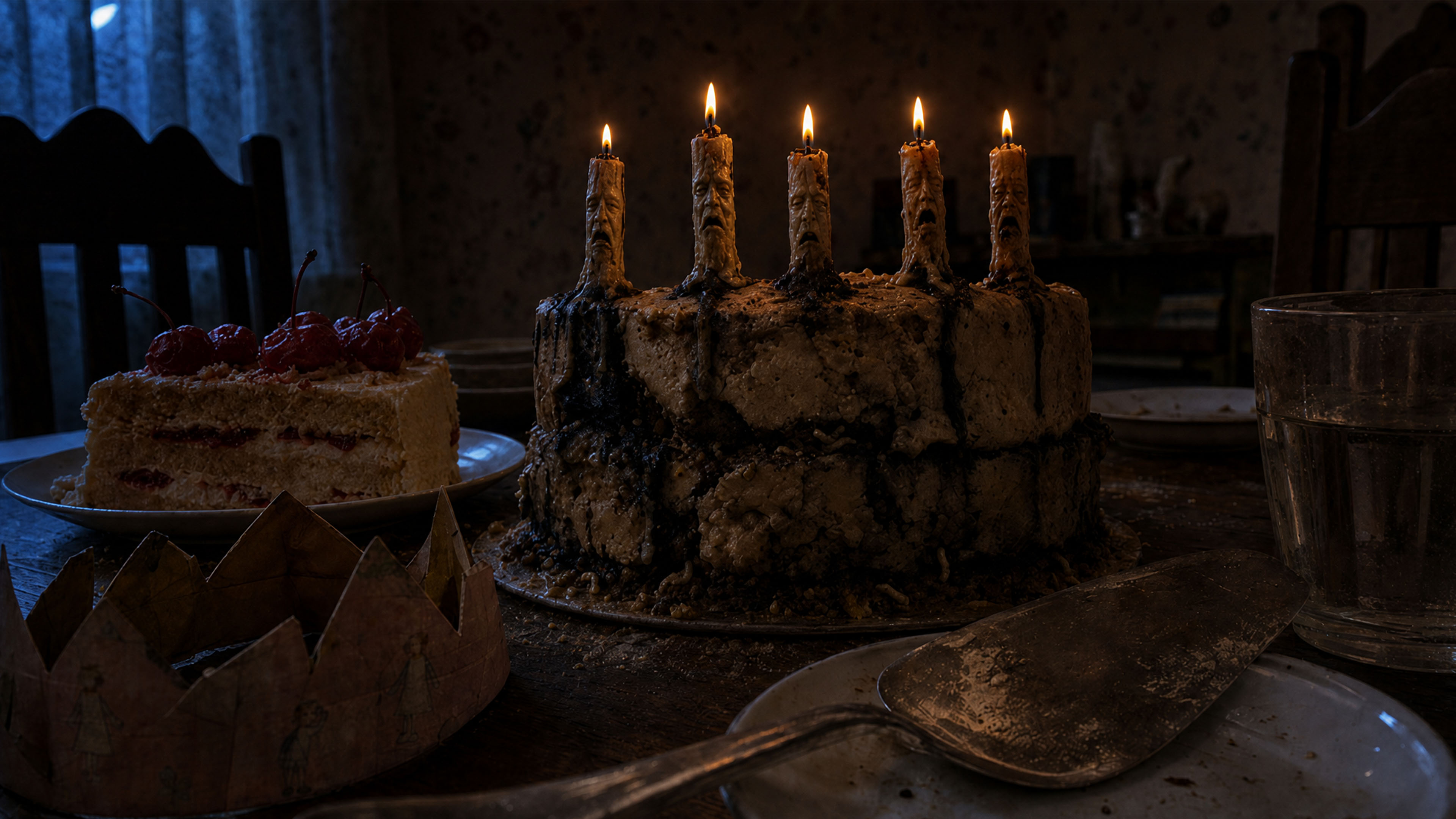 A disturbing birthday cake